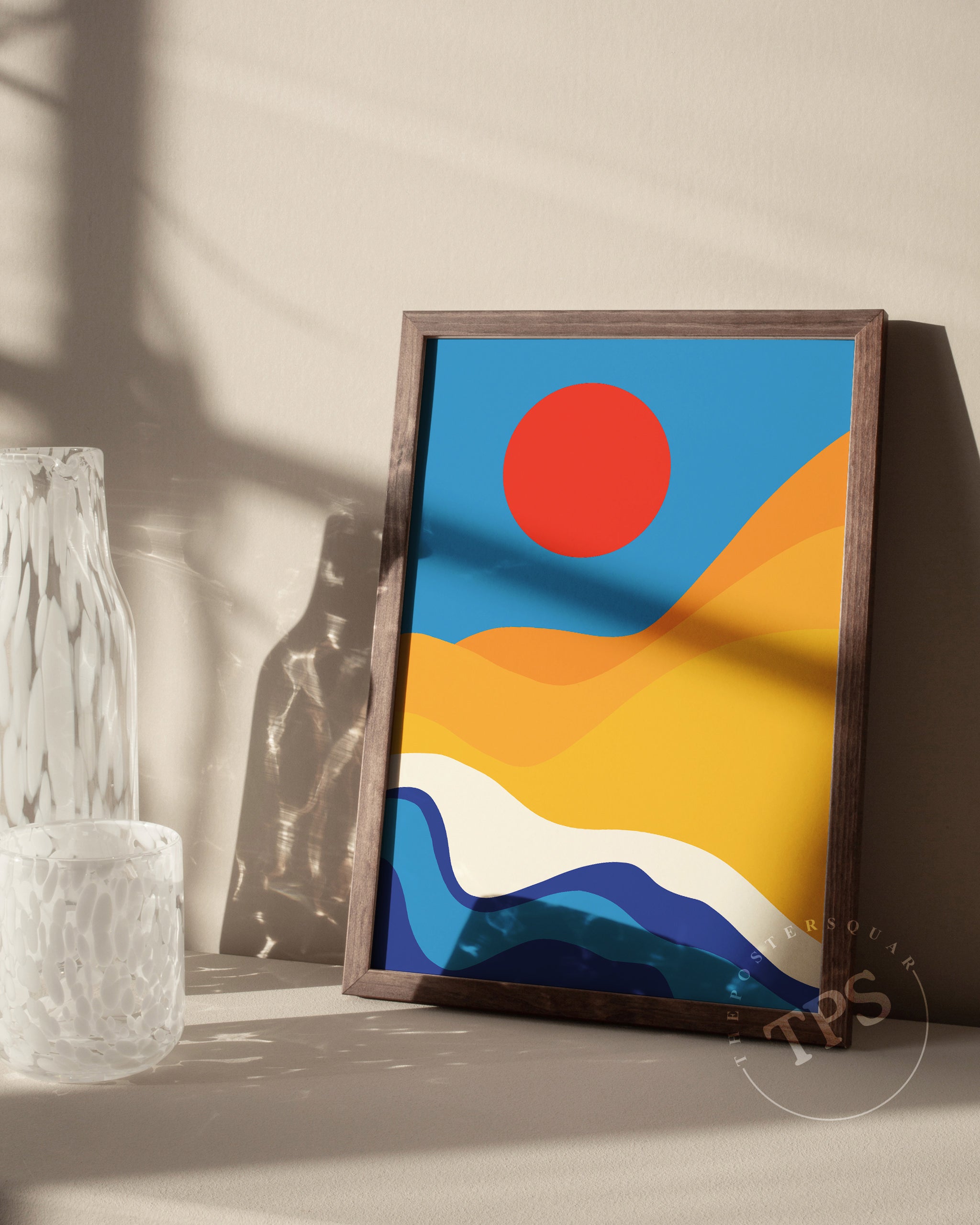 Ruby Sunset N2 The Poster Square