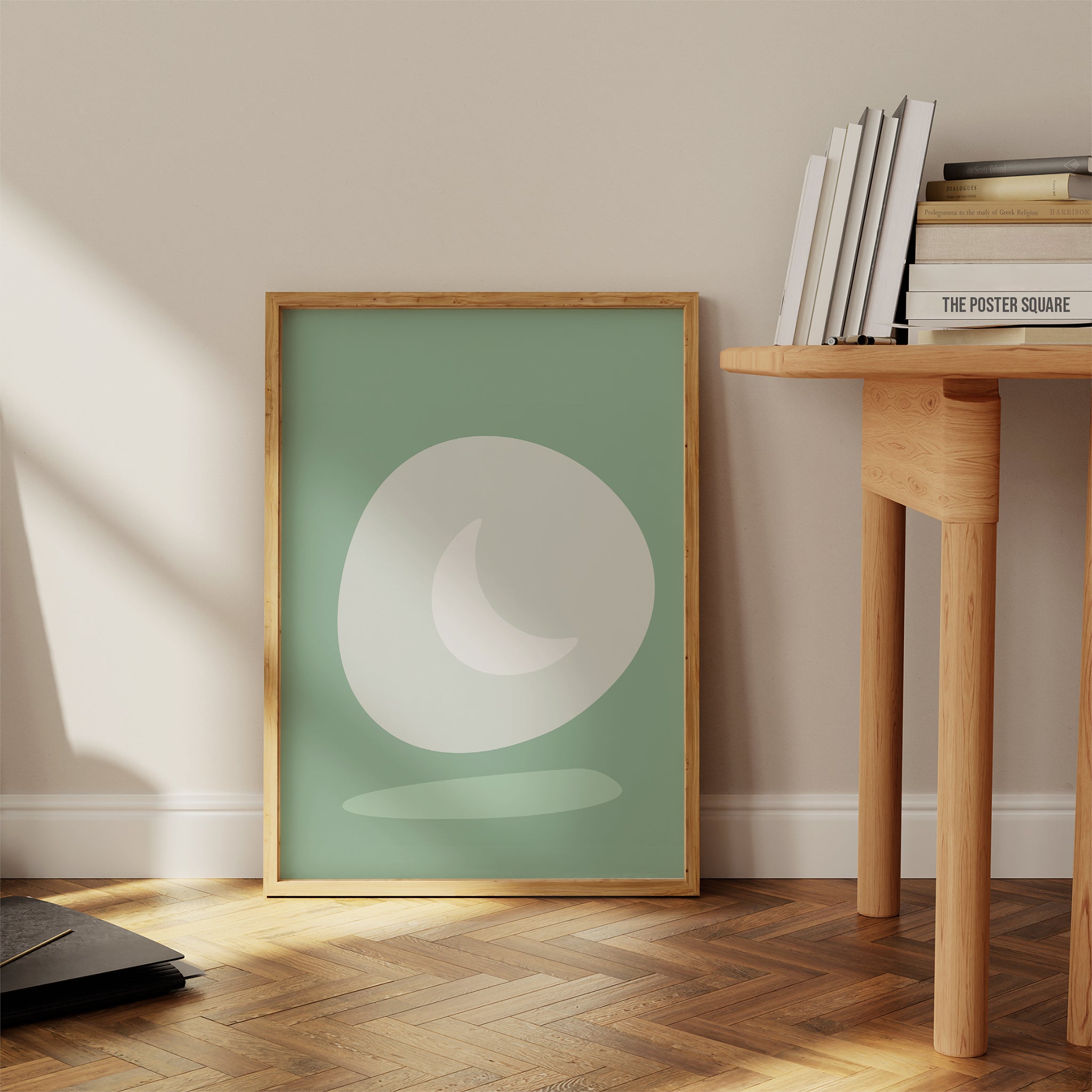 Green Minimalist Series No.3-psoter-wall_art-decor-The Poster Square