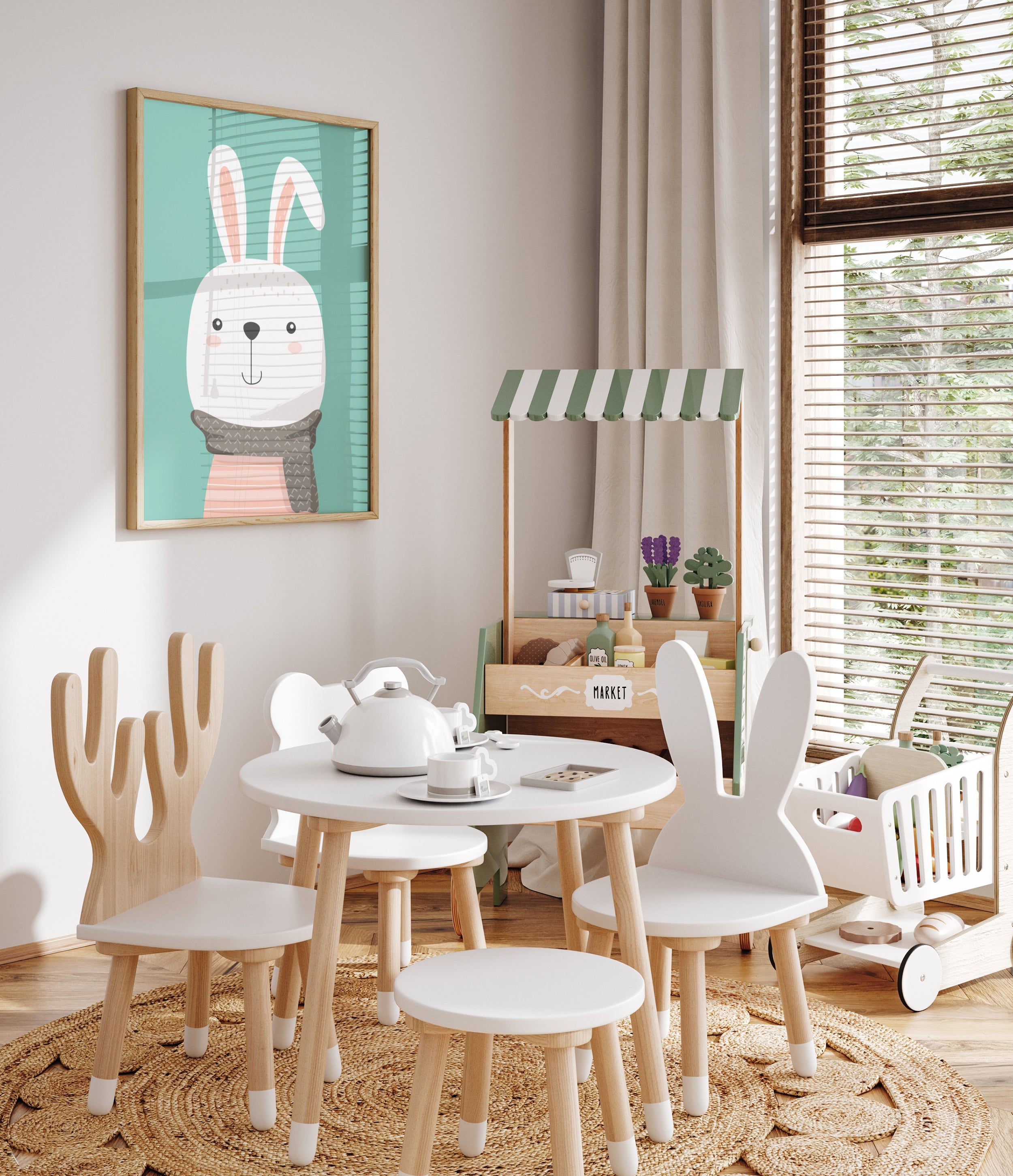 Bunny N2 The Poster Square