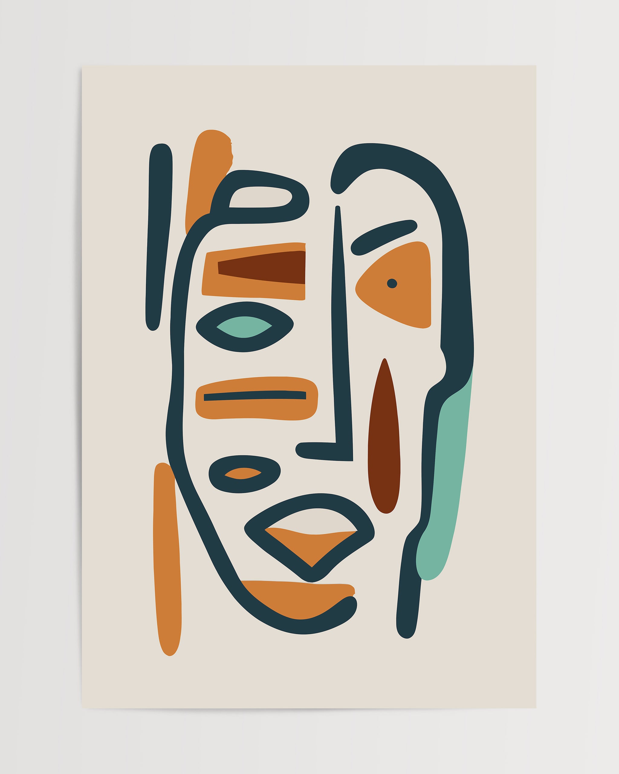 Eclectic Abstract Moods No.1-psoter-wall_art-decor-The Poster Square