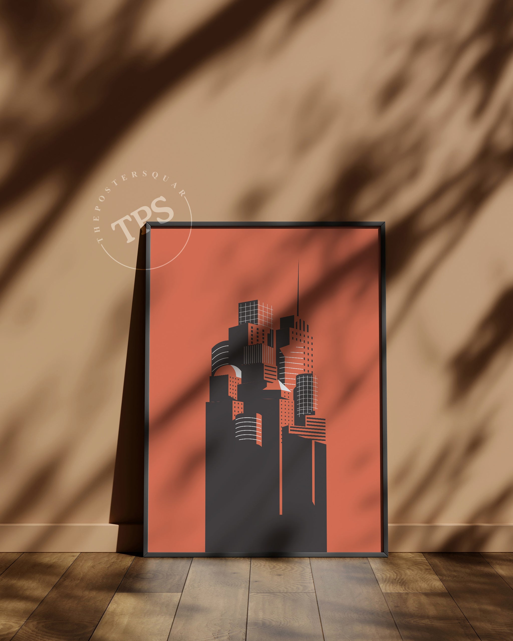 Silhouette City The Poster Square
