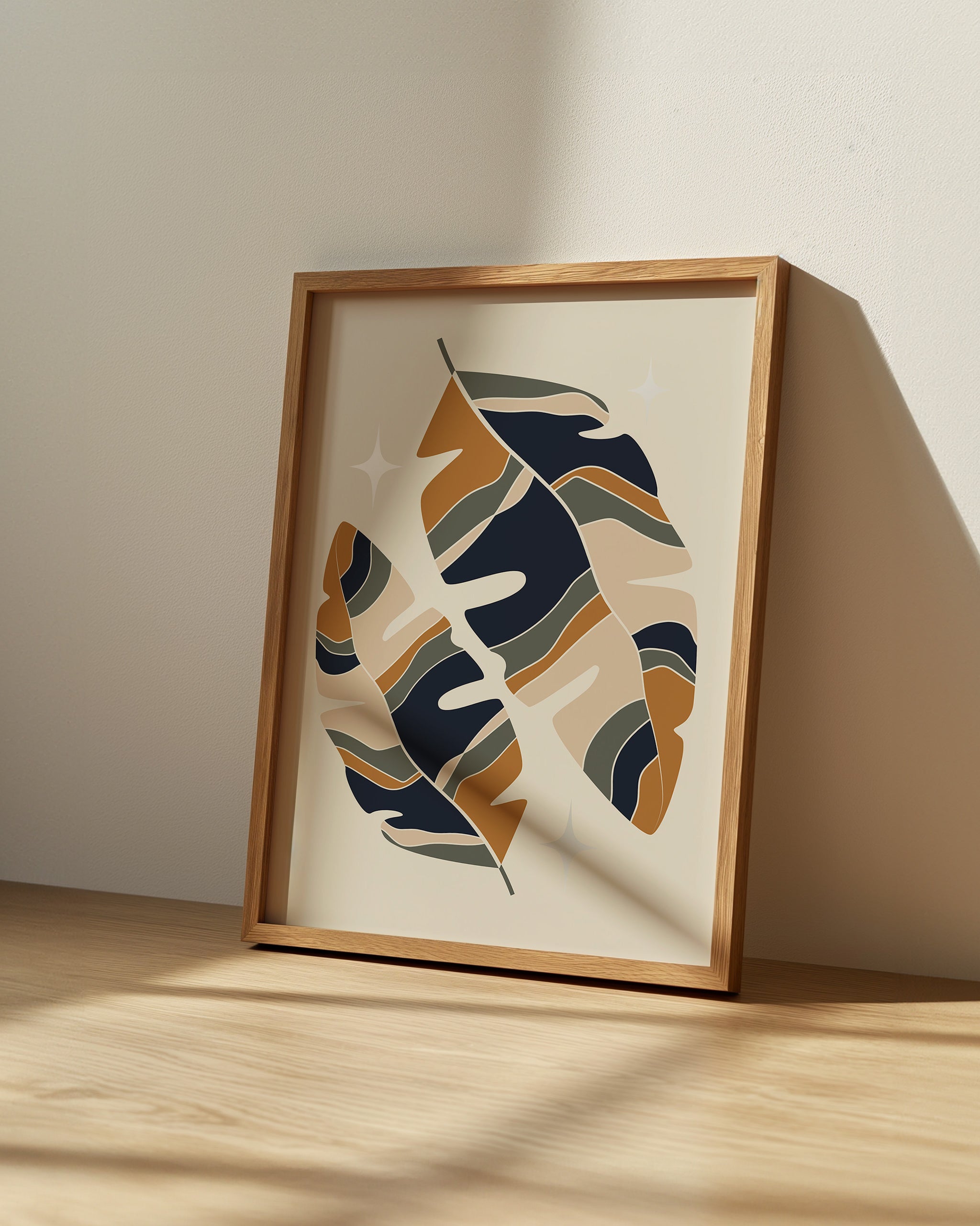 Chic Leaf Silhouette