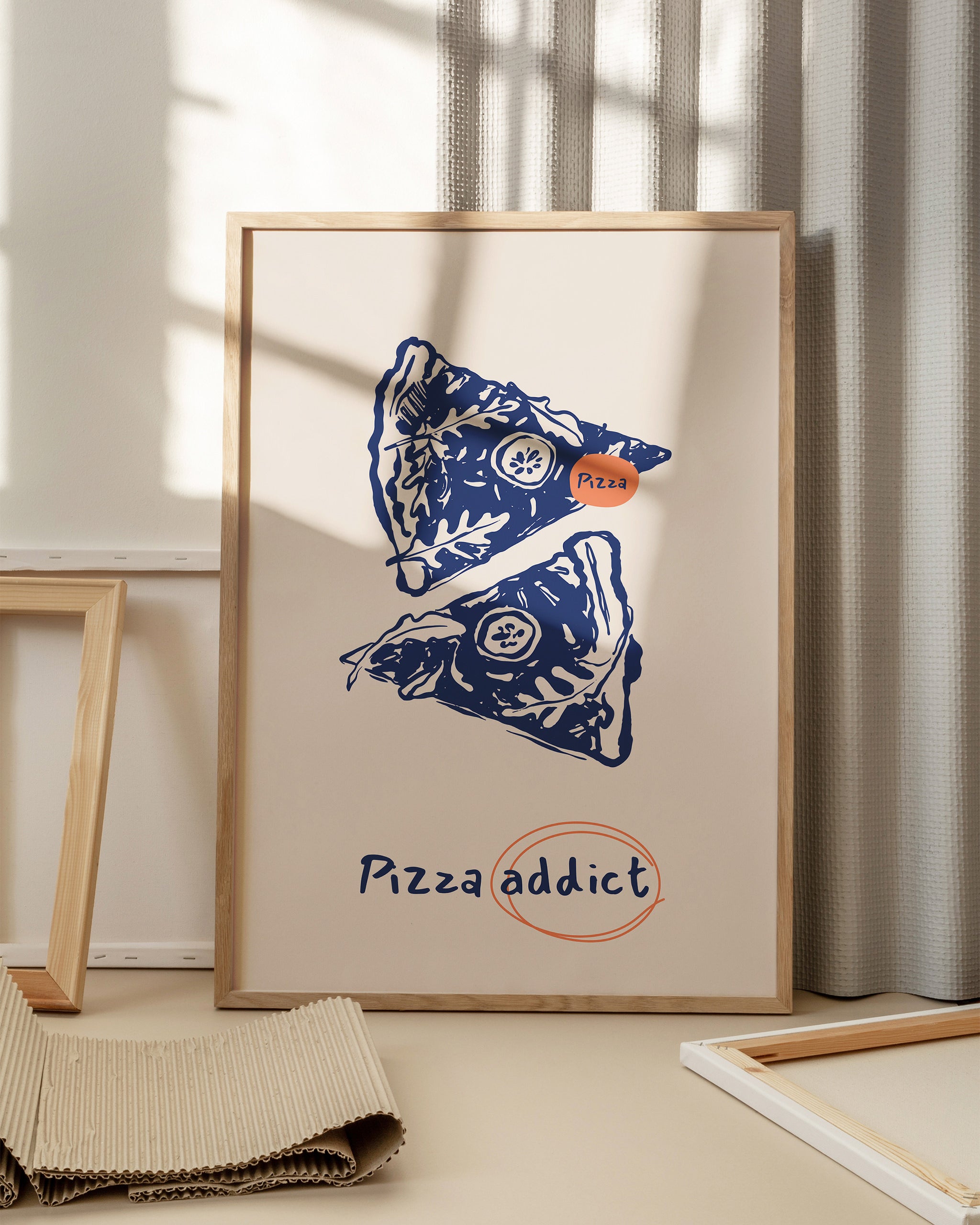 Pizza Addict-psoter-wall_art-decor-The Poster Square