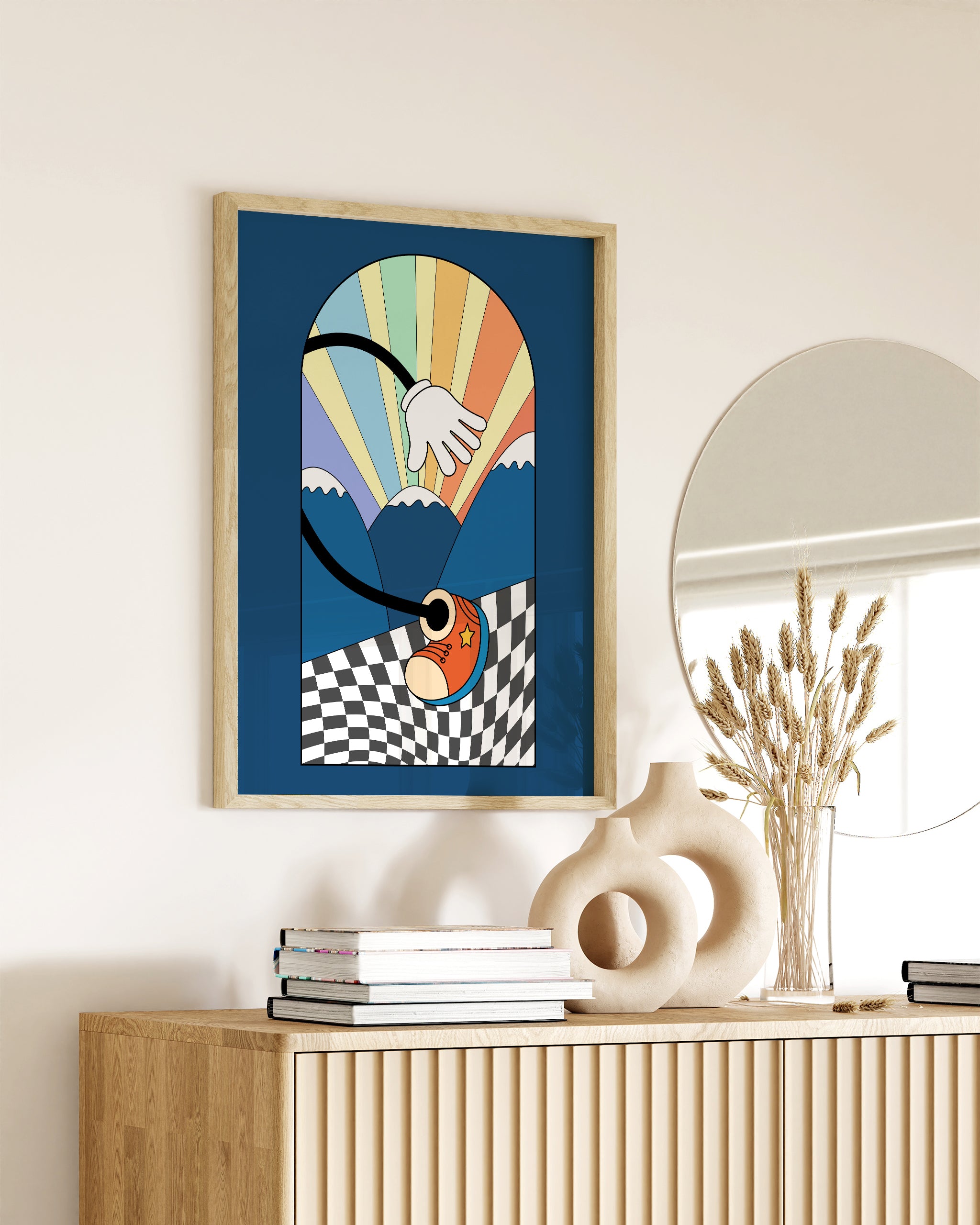 Groovy Walk-psoter-wall_art-decor-The Poster Square