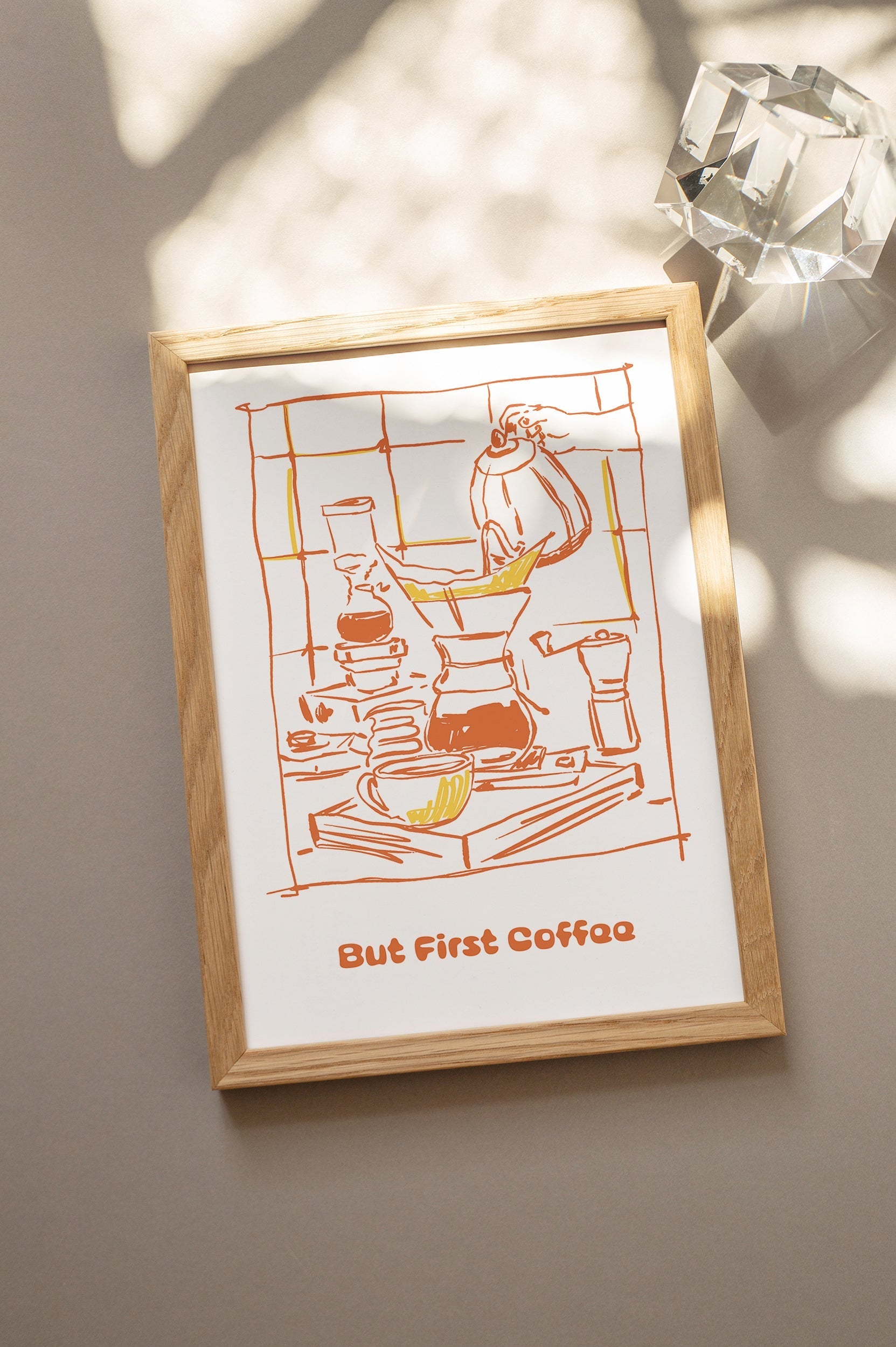 But First Coffee The Poster Square