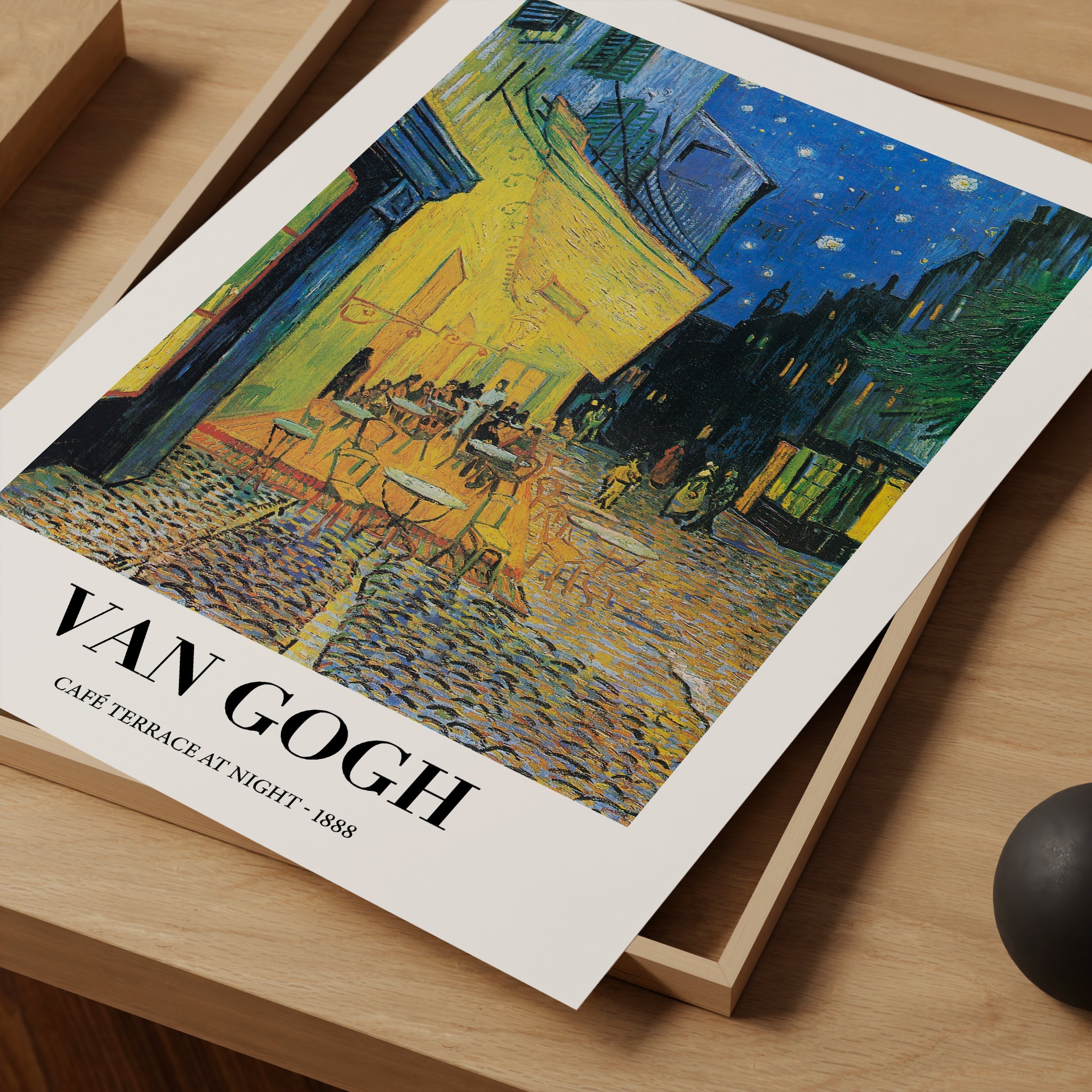 Café Terrace at Night (1888) The Poster Square