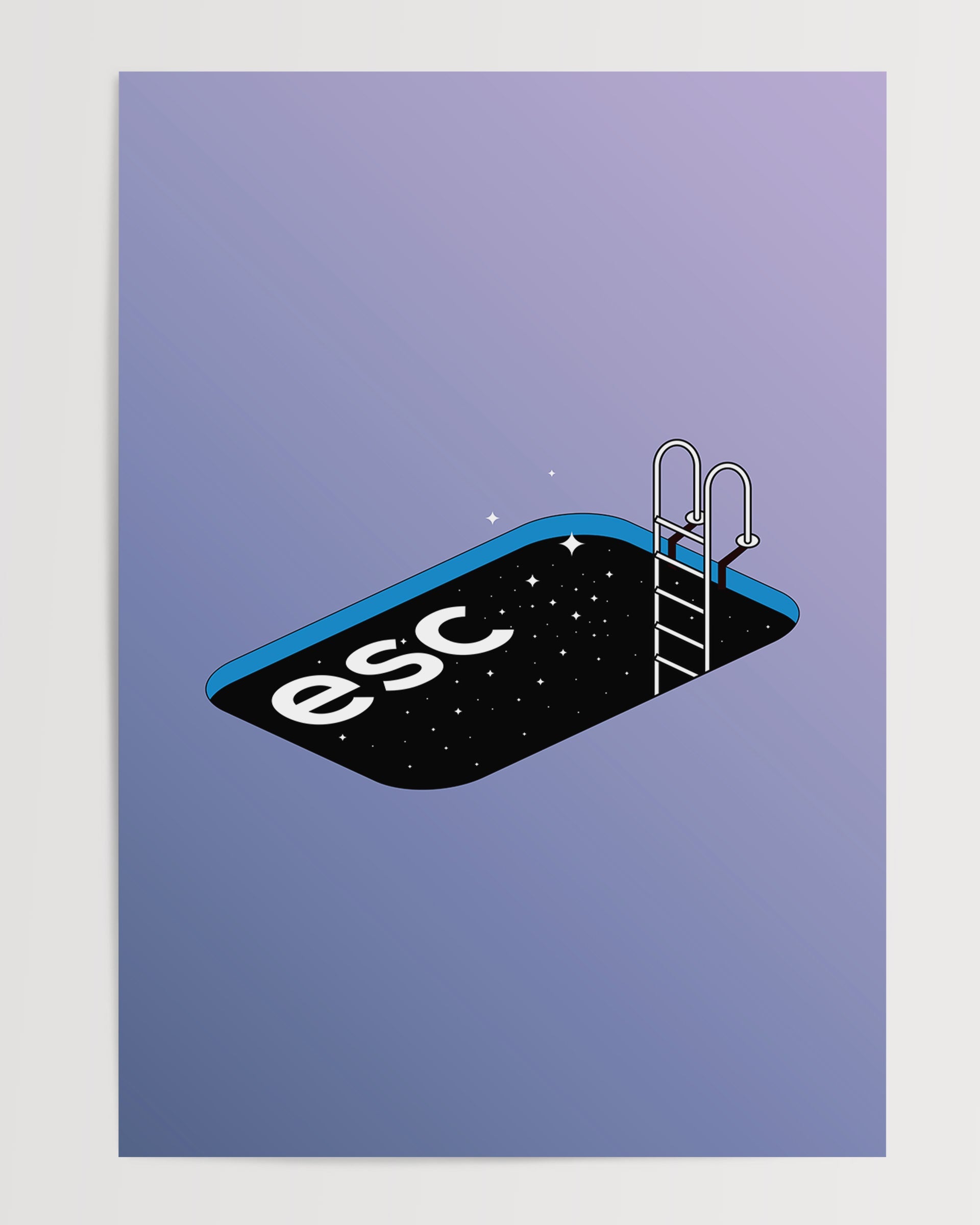 Escape - Art Print The Poster Square