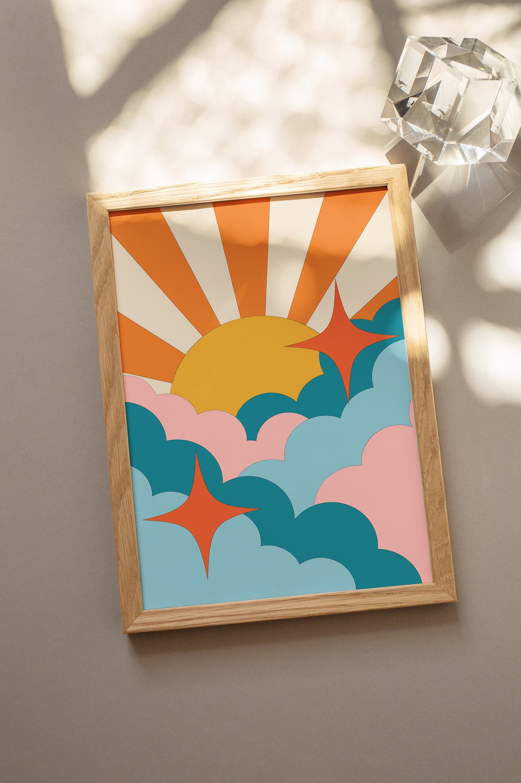 Groovy Sunrise The Poster Square