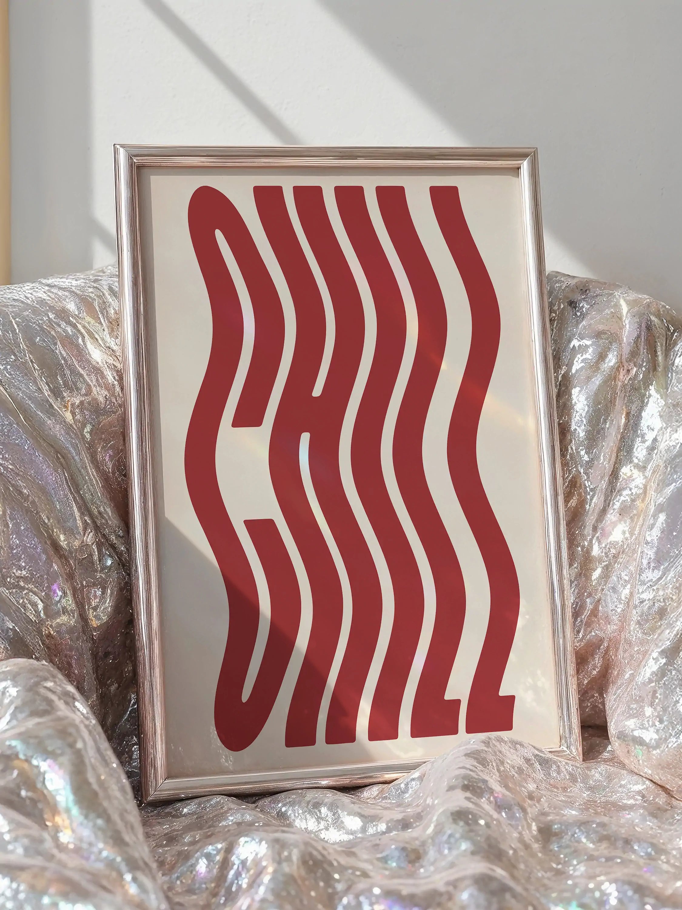 Impressão de Tipografia Relaxante