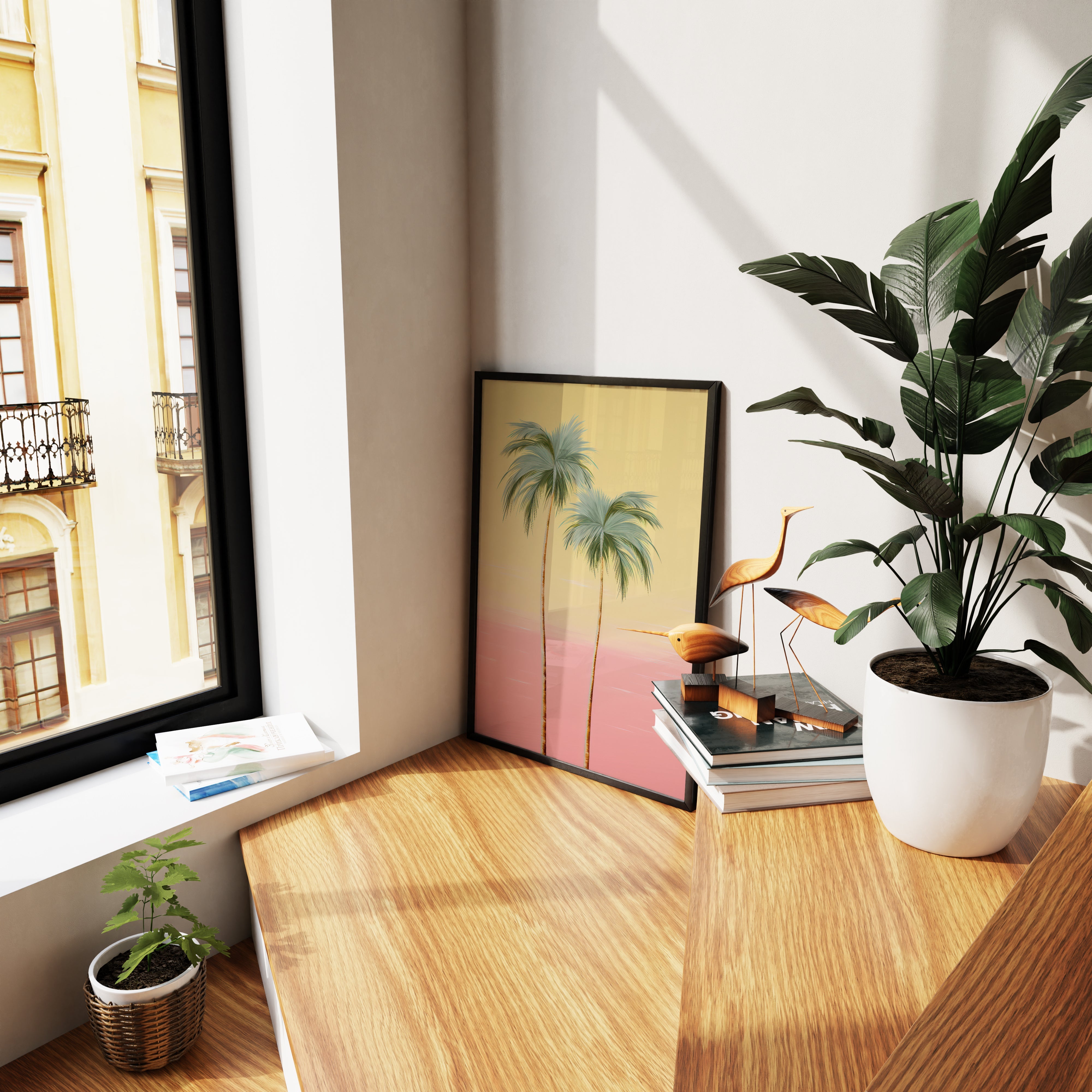 Summer Palm Tree The Poster Square