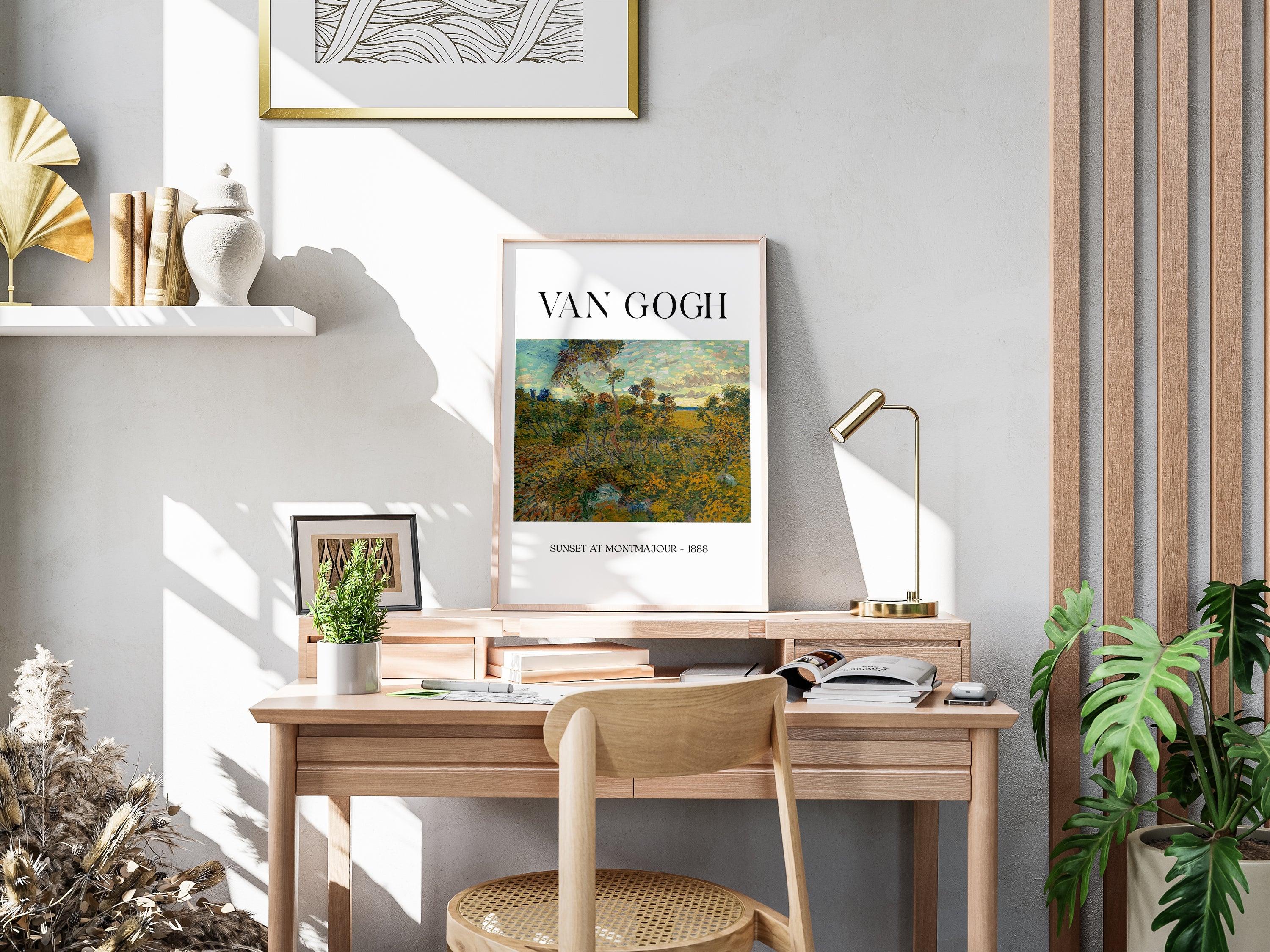 Sunset at Montmajour (1888) The Poster Square