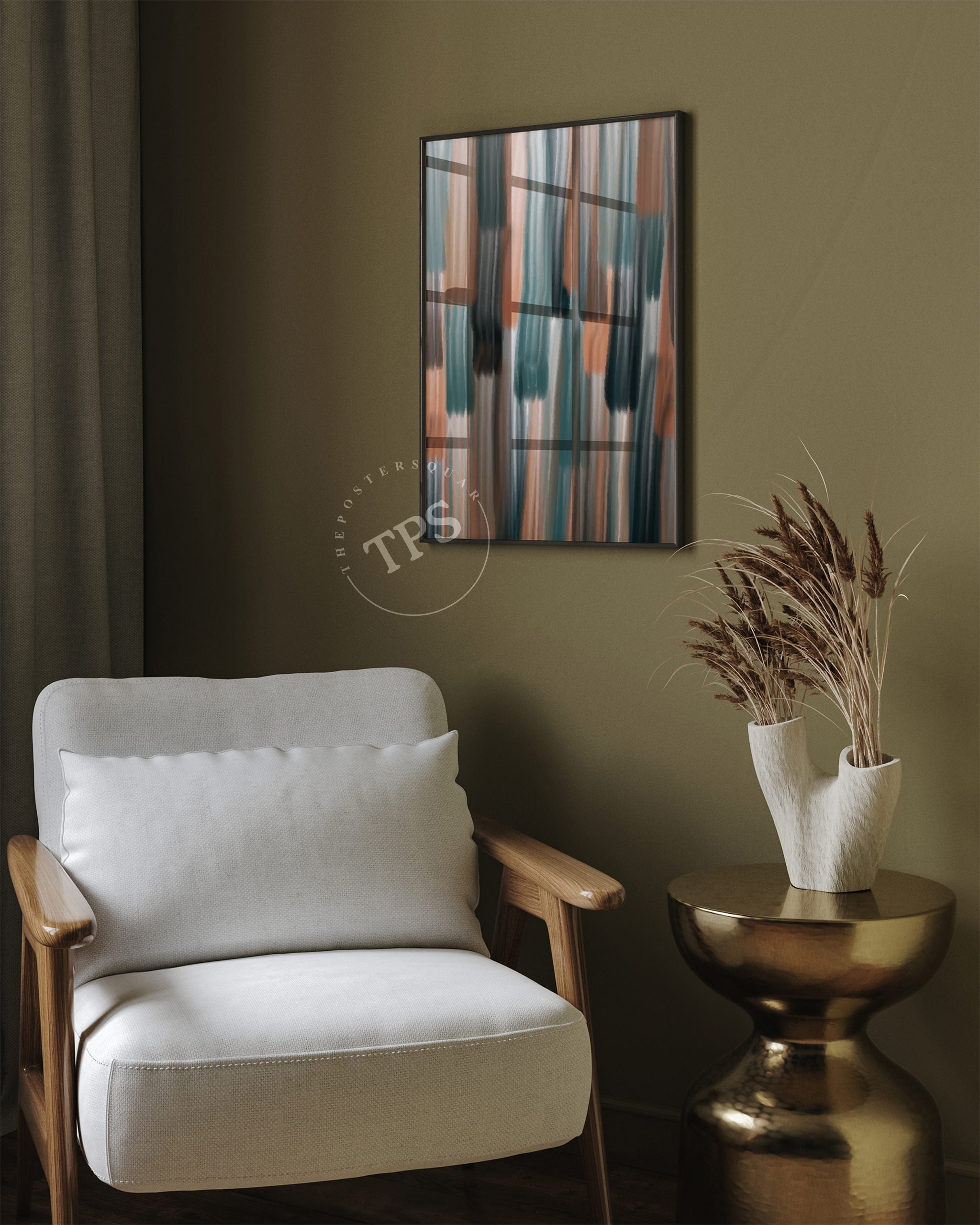 Abstract Mingle N39-psoter-wall_art-decor-The Poster Square