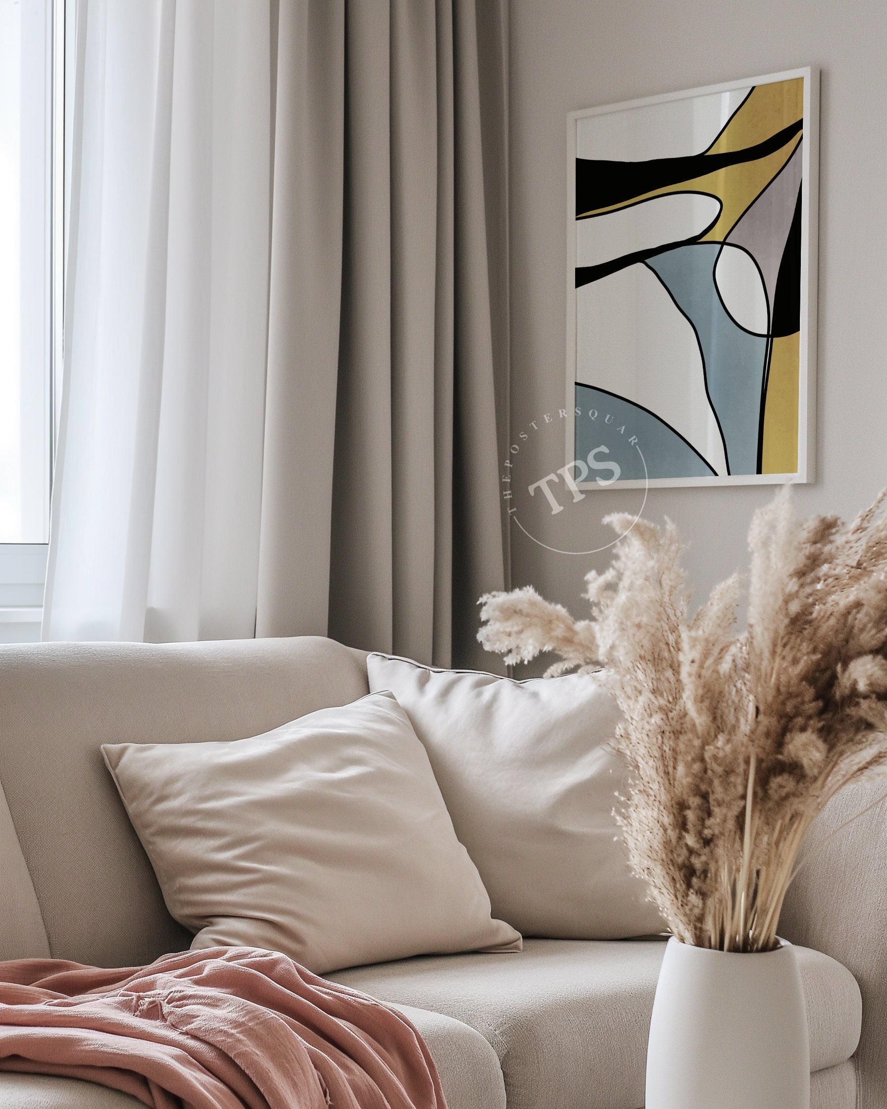 Azure Allure N1-psoter-wall_art-decor-The Poster Square